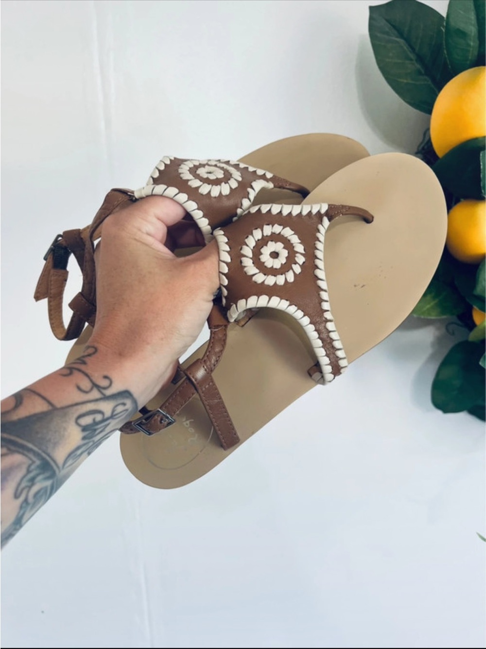 Jack Rogers Macie leather sandals